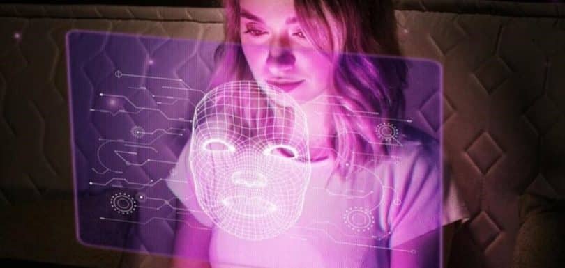 futuristic digital network technology concept